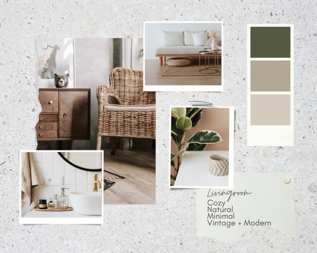 Interior Design Moodboard (Living Room)